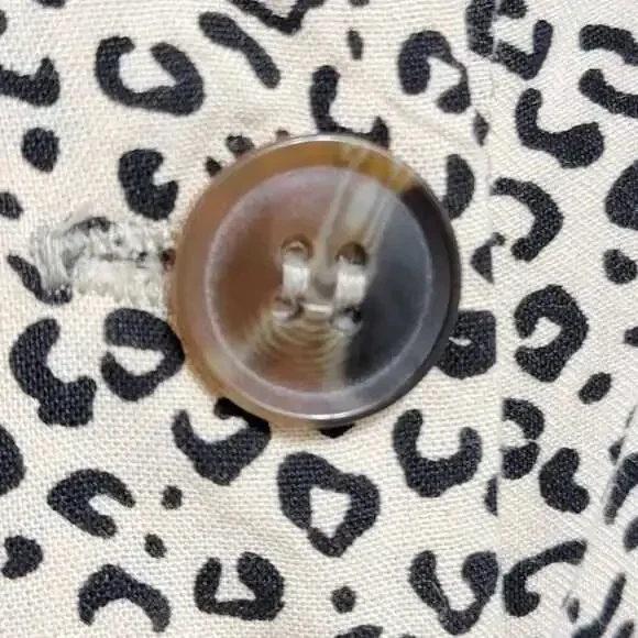 Y2K Strappy Button Animal Print Midi Dress - Picture 5 of 10